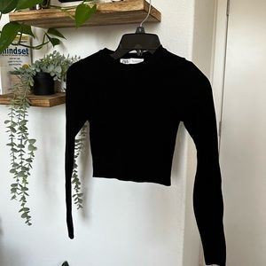 Zara cropped sweater